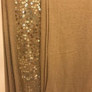 Iman gold sequined wrap